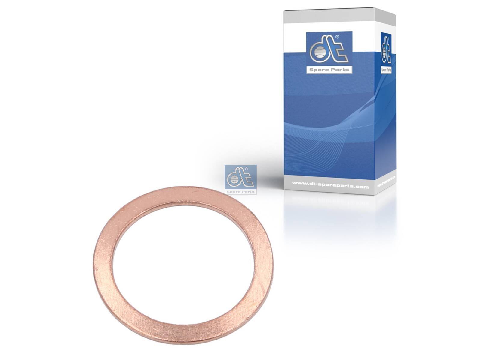 DT Spare Parts 9.01192 Copper washer, d: 22 mm, D: 29 mm, S: 1.5 mm