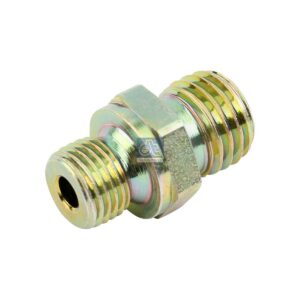 DT Spare Parts 9.17001 Straight union, D: 6 mm, M10 x 1, LTh1: 8 mm, M12 x 1,5, LTh2: 10 mm, SW: 14, L: 24 mm