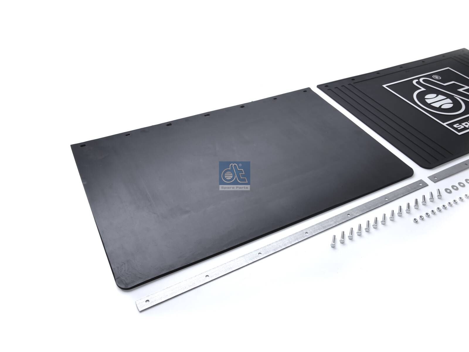 DT Spare Parts 9.55100 Splash guard kit, with mounting kit, 7 bores, b1: 7 mm, b2: 12 mm, Lb: 100 mm, L: 650 mm, W: 400 mm