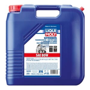 Liqui Moly 9.57001 Gear Oil (GL4) SAE 80W, 20 l