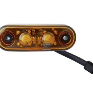 DT Spare Parts 9.69051 Position lamp, orange, 24 V, L: 75 mm, H: 25 mm, T: 16.5 mm