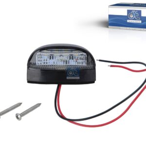 DT Spare Parts 9.69056 License plate lamp, 12 V