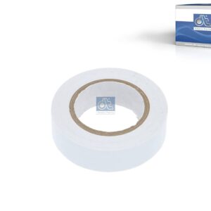 DT Spare Parts 9.69368 Insulation Tape, white, L: 10 m, W: 15 mm