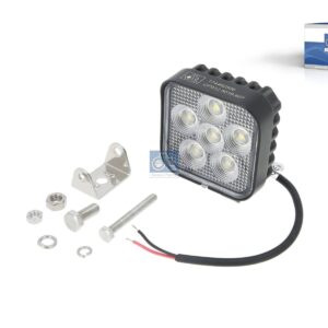 DT Spare Parts 9.69607 Work lamp, W: 76 mm, H: 76 mm, T: 39 mm