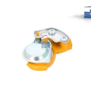 DT Spare Parts 9.72006 Palm coupling, yellow, with valve, M22 x 1,5, 10 bar