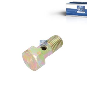 DT Spare Parts 9.75005 Hollow screw, M8 x 1, LTh: 8.5 mm, L: 17 mm
