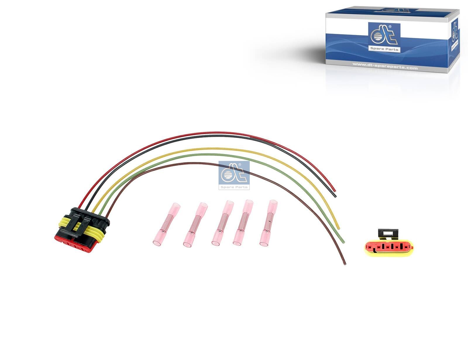 DT Spare Parts 9.79212 Repair kit, plug, L: 250 mm, female, 0,75 qmm, 5 poles
