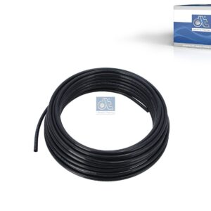 DT Spare Parts 9.84011 Polyamide tube, black, d: 7.5 mm, D: 10 mm, L: 25 m, S: 1.3 mm, DIN 74324