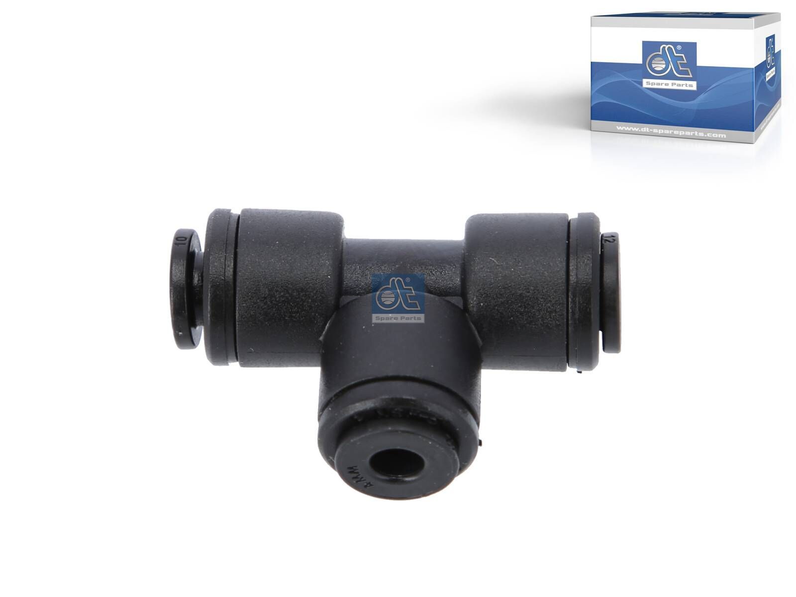 DT Spare Parts 9.85864 T-connector, plastic, D: 4 mm
