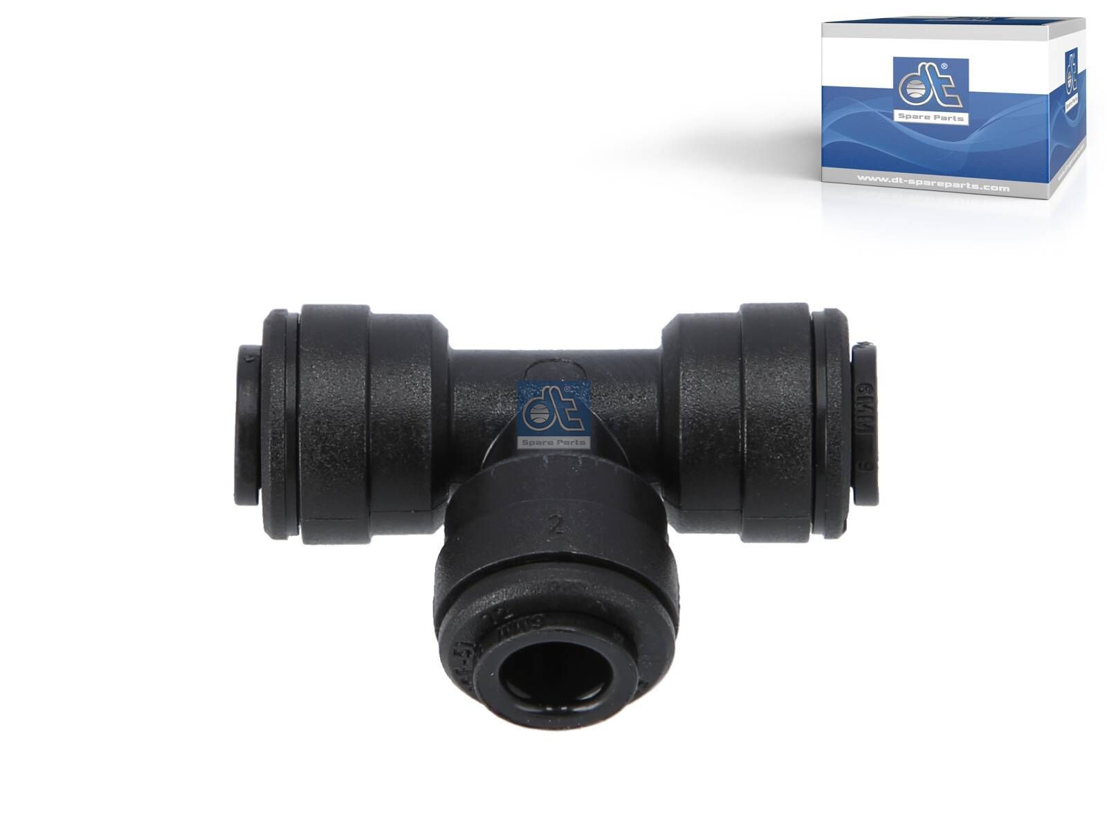 DT Spare Parts 9.85866 T-connector, plastic, D: 6 mm