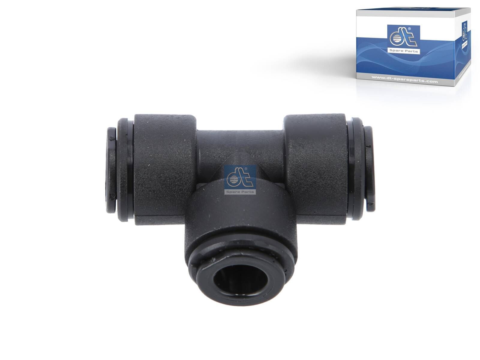 DT Spare Parts 9.85868 T-connector, plastic, D: 8 mm