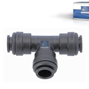 DT Spare Parts 9.85872 T-connector, plastic, D: 12 mm