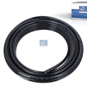 DT Spare Parts 9.86014 Polyamide tube, black, d: 10 mm, D: 14 mm, L: 25 m, S: 2 mm, DIN 74324