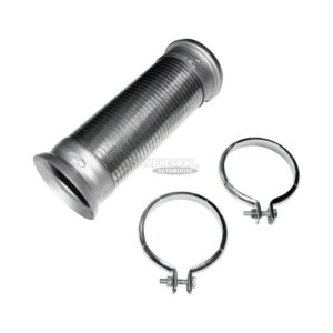 SIEGEL Automotive SA4J0058 Flexible pipe, with clamps, tinned, D: 95 mm, L: 295 mm