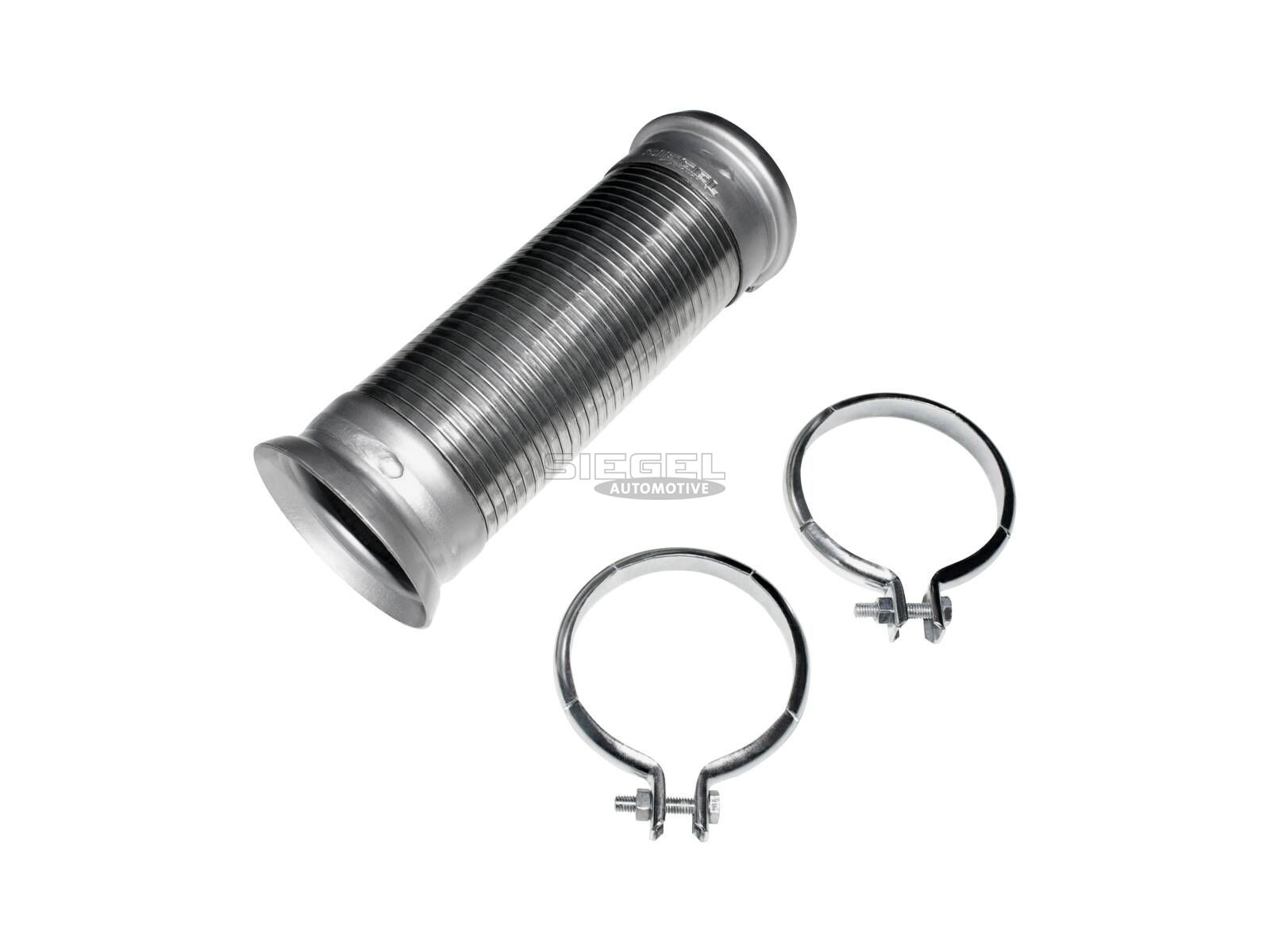 SIEGEL Automotive SA4J0058 Flexible pipe, with clamps, tinned, D: 95 mm, L: 295 mm