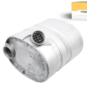 SIEGEL Automotive SA4J0065 Silencer, D: 127 mm, L: 602 mm, W: 438 mm, H: 628 mm