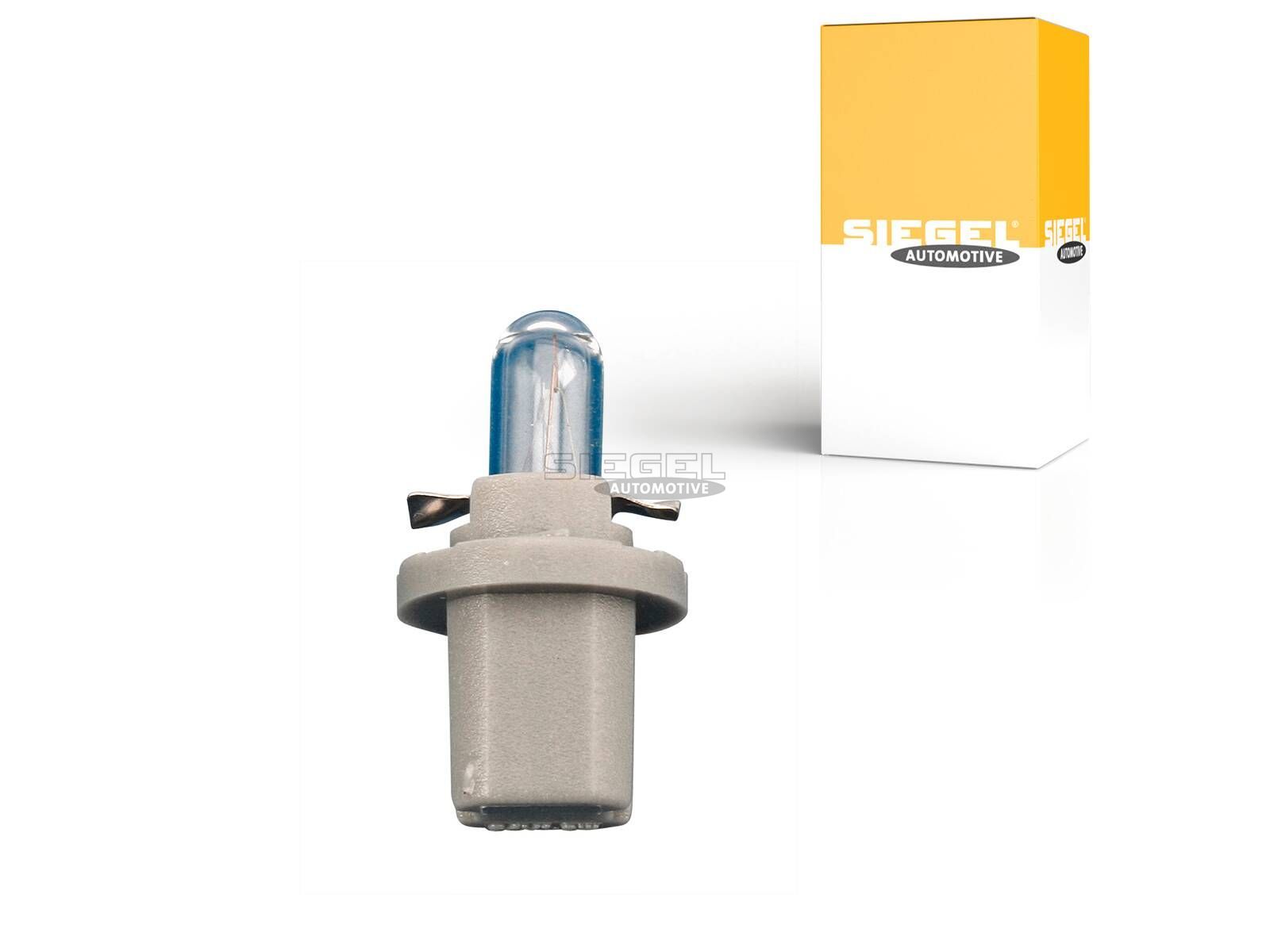 SIEGEL Automotive SA5A0105 Socket bulb, without E-mark, 24 V, 1,2 W, B8,5d, grey