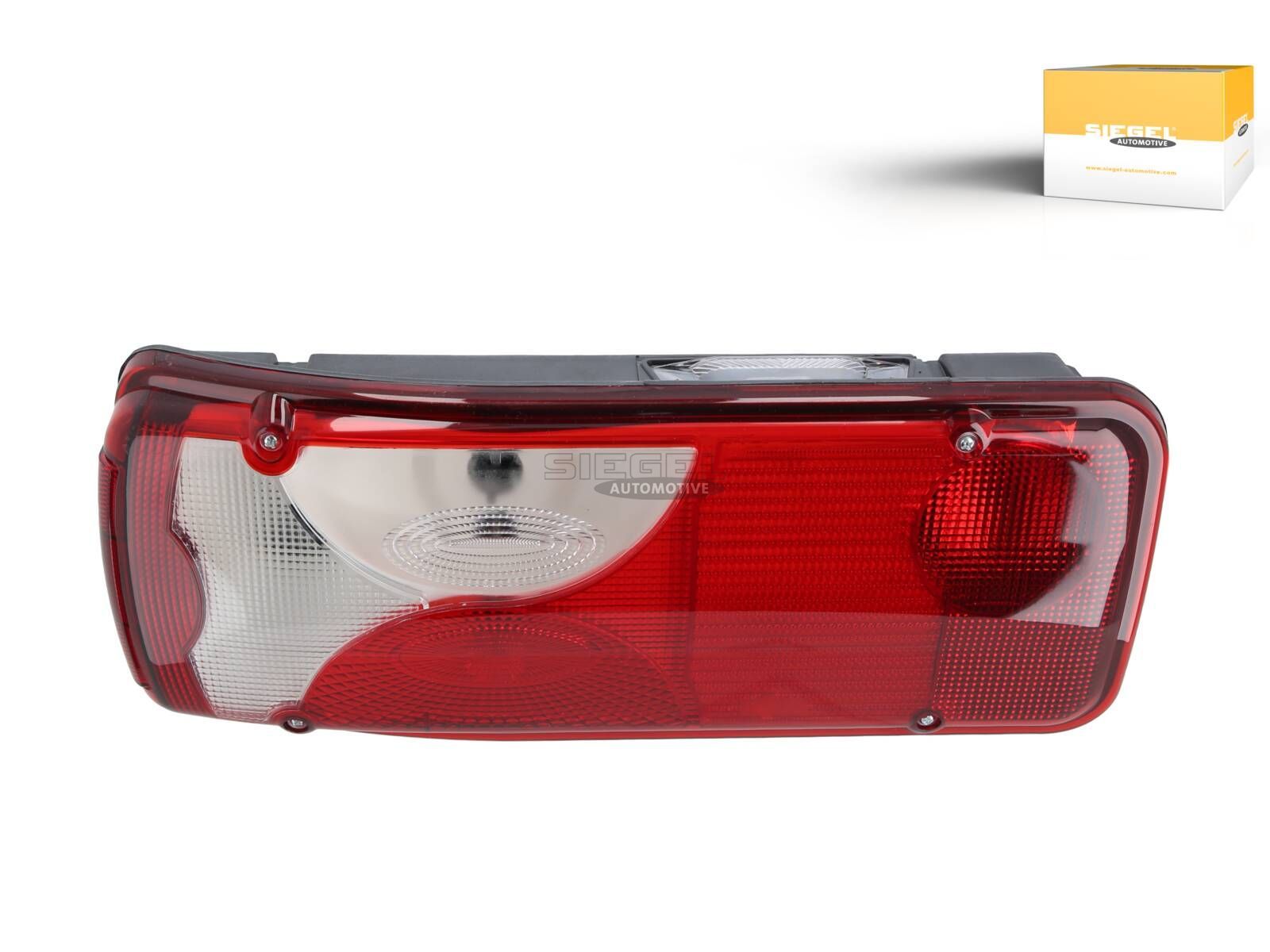 SIEGEL Automotive SA5A0275 Tail lamp, right, 24 V, P21W, Lb: 152 mm, L: 400 mm, H: 160 mm, T: 88.5 mm, PY21W, R5W