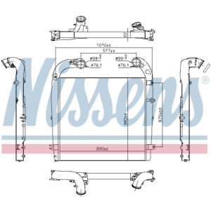 NISSENS INTERCOOLER TO SUIT SCANIA