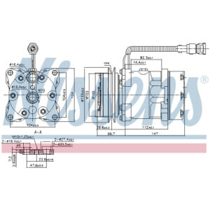 NISSENS COMPRESSOR TO SUIT DAF