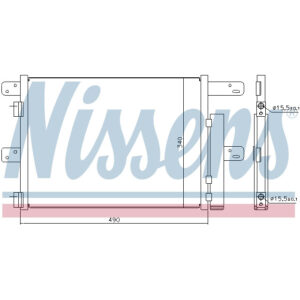 NISSENS CONDENSER TO SUIT IVECO